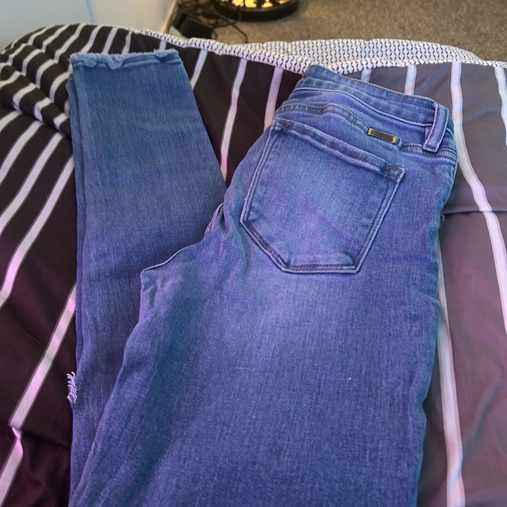 KanCan Purple-Blue Skinny Jeans